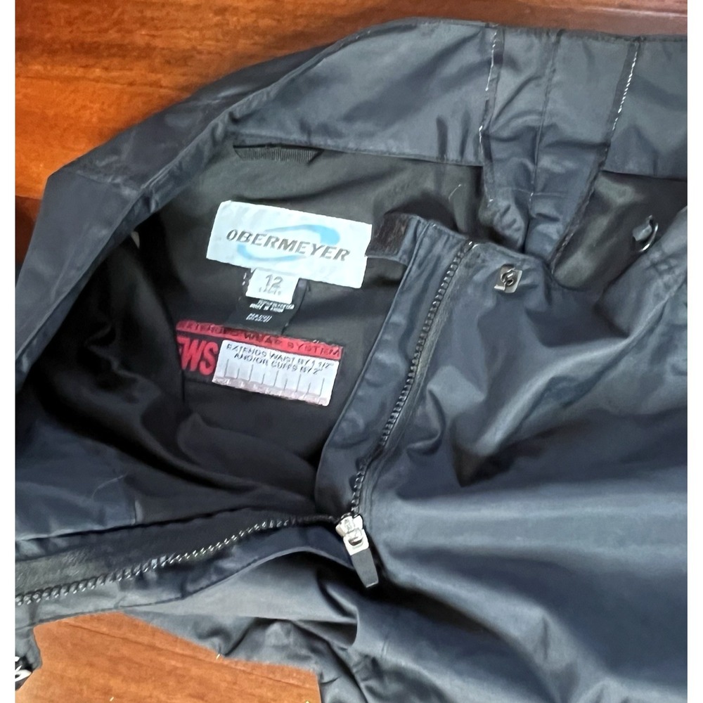 Obermeyer EWS Extended Wear System Snow Ski Snowboard Pants Women's 12 Black - Picture 9 of 13